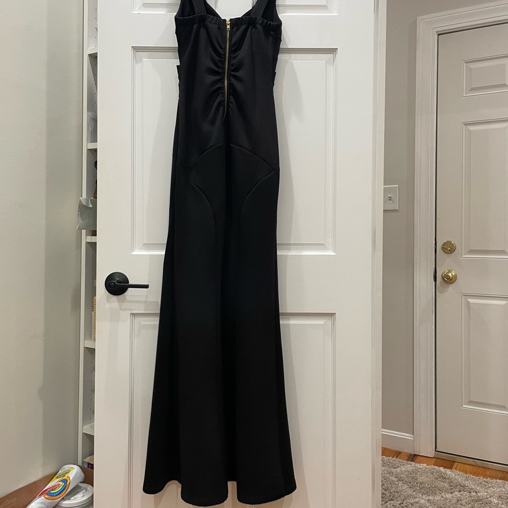 Long black dress - black tie, prom, cocktail - Picture 4 of 10